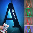 Axyaa Personalized Engraved Name LED Night Light for Couples Baby Kid Room