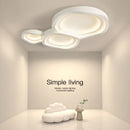 Axyaa Nordic LED Ceiling Lamp with Remote Control for Modern Home Lighting
