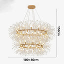 Axyaa LED Pendant Chandeliers for Modern Home Decor and Indoor Lighting