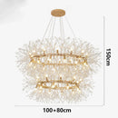 Axyaa LED Pendant Chandeliers for Modern Home Decor and Indoor Lighting