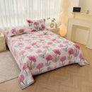 Axyaa Panda Print Milk Velvet Queen Size Blanket - Soft & Warm Flannel Sofa Throw