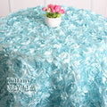 Axyaa Petal Rose Tablecloth: Modern 3D Design for Wedding and Hotel Tables