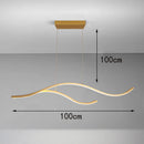 Axyaa Modern LED Chandeliers for Dining & Living Room Decor