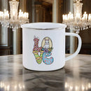 Easter Rabbit Car Enamel Mug Set by Axyaa