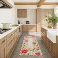 Axyaa Fashion Flower Rug: Washable Soft Bedroom Mat for Luxury Home Decoration