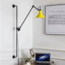 Axyaa Rotatable Multicolor Reading Sconce Lampshade for Hotel Room with LED Wall Lamps