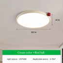 Axyaa Round LED Ceiling Lamp: Modern Bedroom Study Lighting for Elegant Home Decor