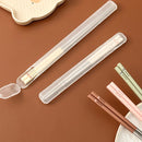 Axyaa Portable Stainless Steel Non Slip Chopsticks Set