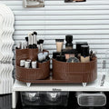 Axyaa 3 Tier Rotating Makeup Organizer for Vanity - Cosmetic Storage Box & Skincare Holder
