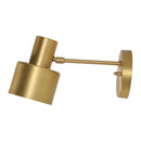 Axyaa Nordic Mirror Brass Wall Lamp LED Lighting for Bedside, Bathroom, Cloakroom