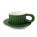 Axyaa Nordic Blue Mug Set for Couples: High Value Ceramic Coffee Cups & Saucers
