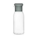 Axyaa 27oz Glass Bedside Water Carafe and Cup Set in Blue Yellow Teal Grey