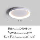 Axyaa LED Ceiling Lamp: Nordic Style Ultra-thin Creative Mango Design for Living Room & Bedroom