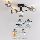 Axyaa Nordic Glass LED Ceiling Light, Modern Molecular Design for Living Room, Bedroom & Kitchen