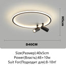 Axyaa LED Ceiling Light: Modern Spotlight Chandelier for Home Lighting in Living Room