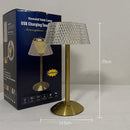 Axyaa Rechargeable LED Touch Night Lamp Glass Table Lamps