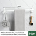 Axyaa Wall-mounted Triple-layer Towel Holder for Bathroom Storage