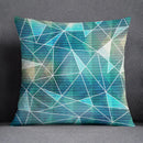 Axyaa Blue Fresh Air Pillowcase for Home, Office, Bedroom, Sofa, Car - Gift and Decoration