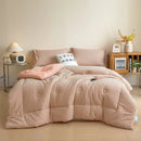 Axyaa Fluffy Warm Duvet Insert: Thick Autumn Winter Comforter Quilt for Bed