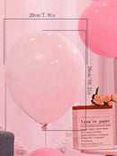 Axyaa Latex Balloons for Engagement Wedding Anniversary Valentine's Day Decor