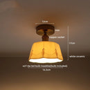 Axyaa Ceramic Copper LED Ceiling Lights for Home Balcony Kitchen Corridor Lighting