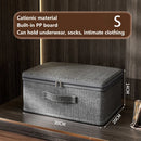 Axyaa Foldable Clothes Storage Box with Zipper - Large Capacity Wardrobe Organizer