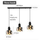 Axyaa Marble Pendant Lamp: Luxury Natural Stone Chandelier for Bedroom, Living, and Dining Room