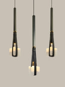 Nordic Wabi-Sabi Chandelier by Axyaa - Modern LED Pendant Light for Bedroom and Restaurant