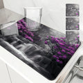 Axyaa Kitchen Drain Pad: Non-slip Heat Resistant Drying Mat for Counters