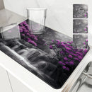 Axyaa Kitchen Drain Pad: Non-slip Heat Resistant Drying Mat for Counters
