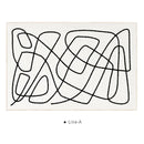 Axyaa Modern Minimalist Large Area Rug for Bedroom and Living Room Decor