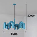 Axyaa LED Pendant Chandeliers for Modern Home Decor Staircase Lighting