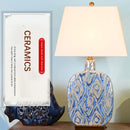 Axyaa Retro Ceramic Table Lamp for Home and Office - American Design