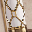 Axyaa Nordic Ceramic Table Lamp: Elegant Luxury Bedroom Home Decor Lighting