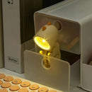 Axyaa Dino Mini Night Light: Battery Operated Magnetic LED Lamp for Kids' Bedroom
