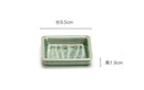 Axyaa Celadon Relief Fruit Nut Jewelry Plate - Elegant Ceramic Snack Dish