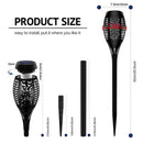 Axyaa Solar Flame Torch Light Set for Outdoor Garden Decor