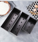 Axya Mini Square Bread Baking Tray with Lid - Non-stick Aluminum Pan