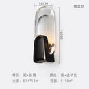 Axyaa Copper Glass LED Wall Lamp Modern Art Decor Stairs Bedside Background Aisle