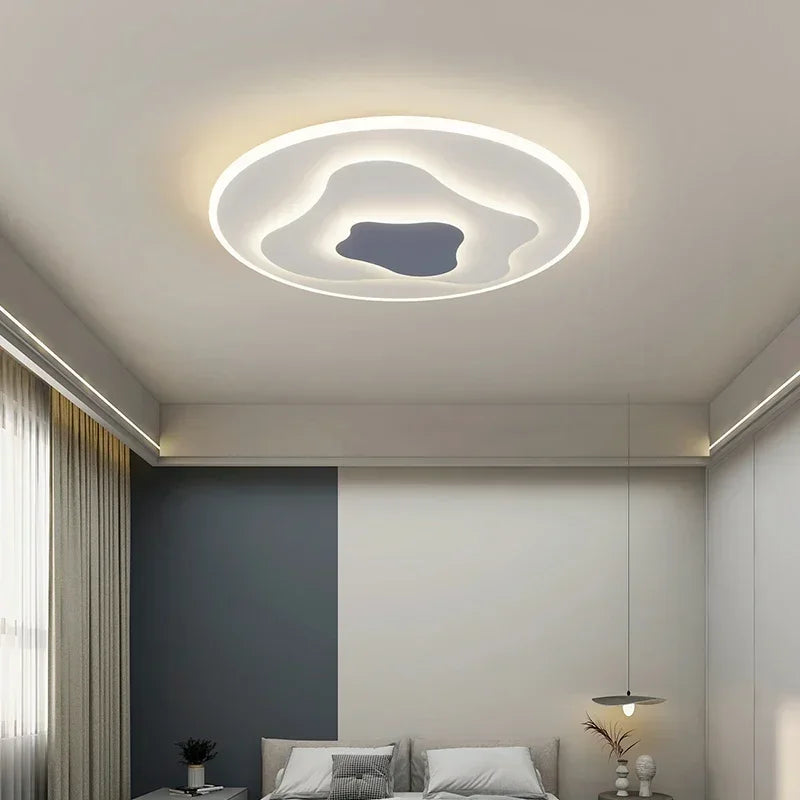 Axyaa Cloud LED Chandelier: Modern Iron Art Ceiling Lamp for Home Decor