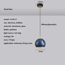 Axyaa Adjustable Angle Round Pendant Light: Modern Stretchable Chandelier for Home Lighting