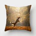 Dog Pattern Cushion Cover for Home Decor by Axyaa
