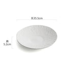 Axyaa Stone Pattern Ceramic Dinner Plate Molecular Cuisine Specialty Tableware