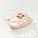 Axyaa Striped Glass Dessert Bowl - Set of 2