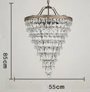 Axyaa Water Droplet Crystal Chandelier for Various Indoor Spaces