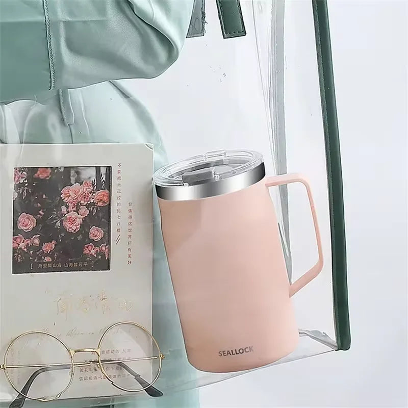 Axyaa Stainless Steel Insulated Water Bottle & Travel Coffee Thermos