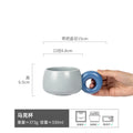 Axyaa Cream Ceramic Mug: Lovers Coffee Cup, Latte Mug, Office & Home Decoration