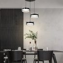 Axyaa Luxury Glass Strip Pendant Lights - Single & Triple Head Bar Suspension Lamp