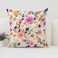 Axyaa Mulberry Floral Cushion Cover - European & American Style Luxury Room Decor