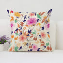 Axyaa Mulberry Floral Cushion Cover - European & American Style Luxury Room Decor